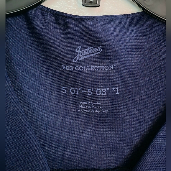 Unisex Jostens Graduation Gown Size 5'1 -5'3  (XL)  Navy Blue - Picture 2 of 2